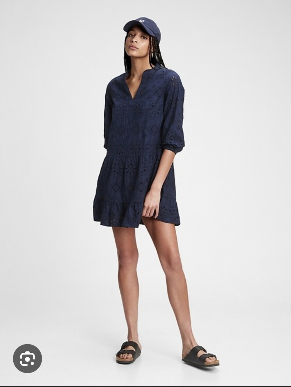 GAP Navy Tiered Mini Dress - NWT